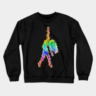 Radiant Rainbow Powerful Feminine Being Crewneck Sweatshirt